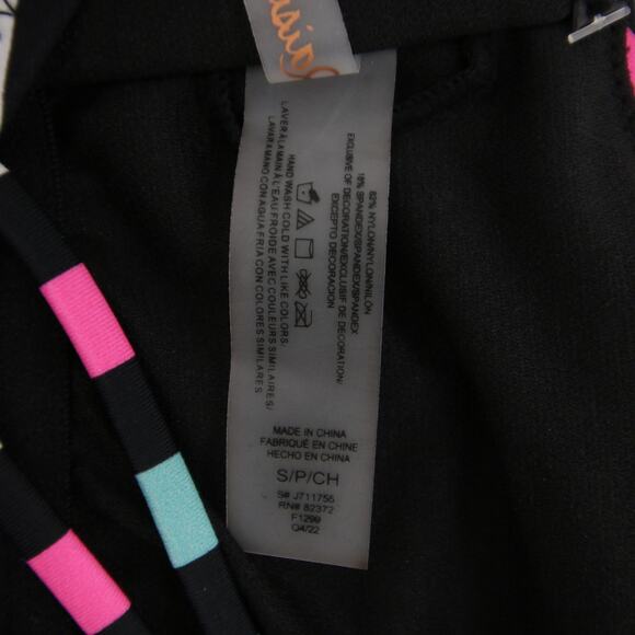 Raisins Tankini Swim Top Rainbow Stripe VNeck Racerback Padded Size Small NWT - Picture 10 of 11